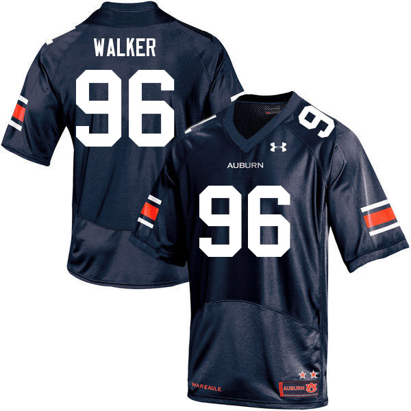 Auburn Tigers Men's Garrison Walker #96 Navy Under Armour Stitched College 2021 NCAA Authentic Football Jersey SFZ0274TO